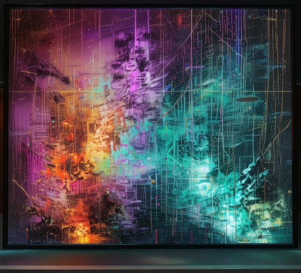 传统笔墨与科技之光,融合创新下的绘画展览品新篇章 传统笔墨与科技之光,融合创新下的绘画展览品新篇章