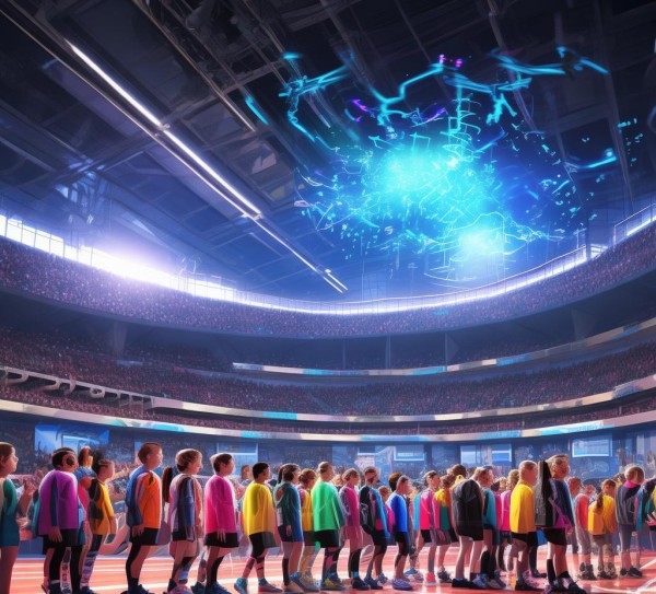 科技赋能创新，运动点燃——我校科技与创新主题运动会开幕式盛况