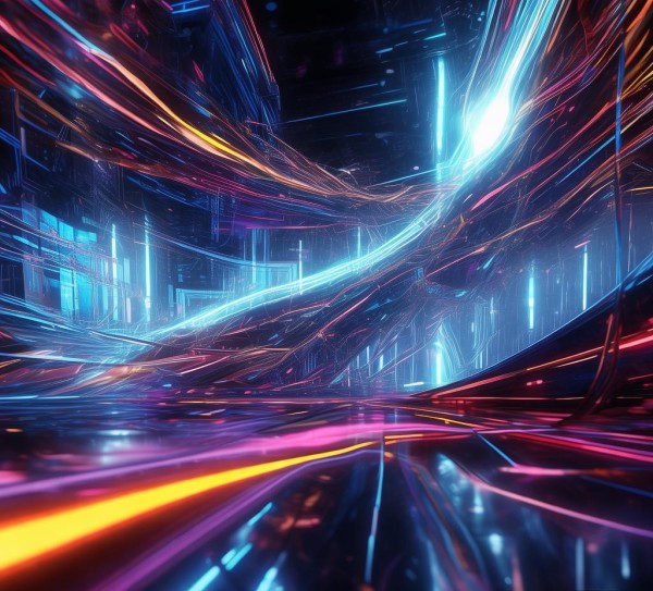 3D科技动态壁纸效果图，未来感视觉盛宴，沉浸式数字艺术体验