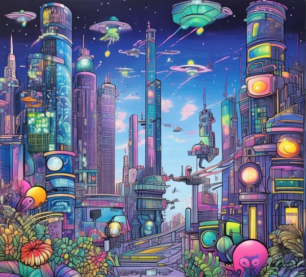 科技与创新，三年级小画家的奇思妙想