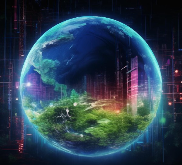 120帧4k科技动态壁纸，沉浸式地球，科技感与自然之美的视觉盛宴