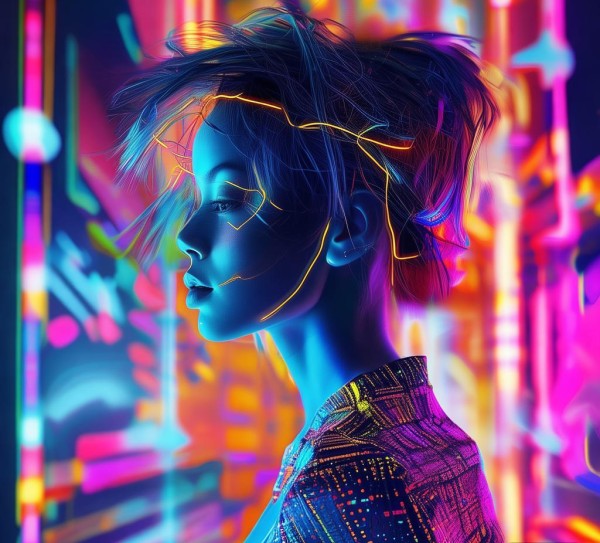 高科技动态壁纸里的抖音女人，当数字科技遇见潮流审美，如何定义现代视觉新宠？