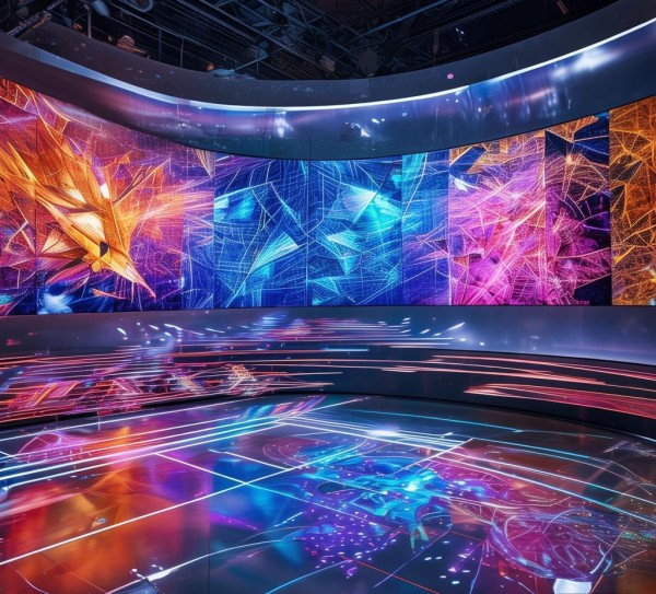 科技赋能视效,演播厅动态背景图案的创意革新与未来趋势 科技赋能视效,演播厅动态背景图案的创意革新与未来趋势