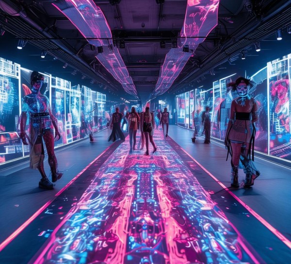 科技动态走秀素材图片无水印，打造未来感视觉体验，解锁创意无限可能